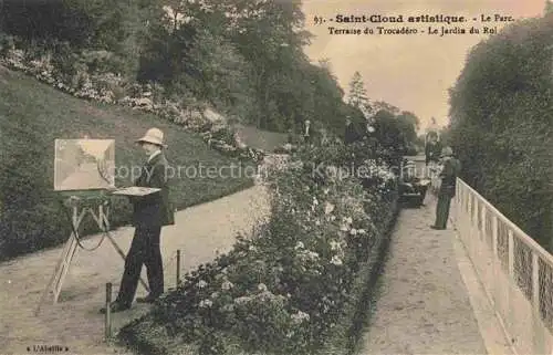 AK / Ansichtskarte Saint_Cloud_92_Hauts de Seine Parc Terrasse du Trocadero Jardin du Roi 