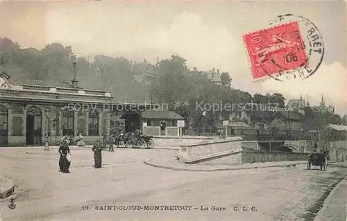 AK / Ansichtskarte Montretout_Saint_Cloud_92_Hauts de Seine La gare 