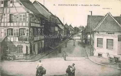 AK / Ansichtskarte DANNEMARIE__Dammerkirch_Alsace_68_Haut Rhin Route de Delle 