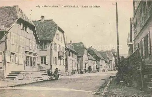 AK / Ansichtskarte DANNEMARIE__Dammerkirch_Alsace_68_Haut Rhin Route de Belfort 