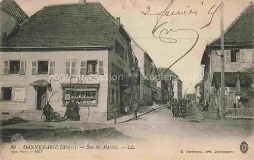 AK / Ansichtskarte DANNEMARIE__Dammerkirch_Alsace_68_Haut Rhin Rue du Marche 