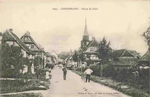 AK / Ansichtskarte DANNEMARIE__Dammerkirch_Alsace_68_Haut Rhin Route de Delle 