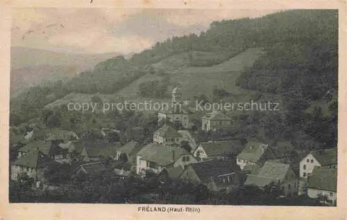 AK / Ansichtskarte Freland_Ribeauville_68_Haut_Rhin_Alsace Panorama Ansicht mit Kirche 