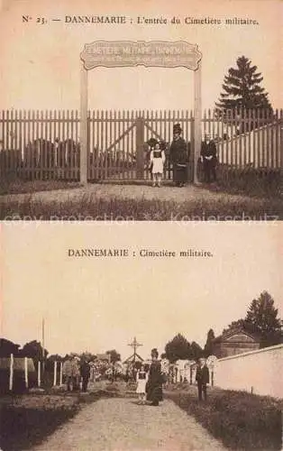 AK / Ansichtskarte DANNEMARIE__Dammerkirch_Alsace_68_Haut Rhin Cimetiere militaire 