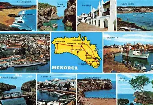 AK / Ansichtskarte  Menorca Islas Baleares ES Vue partielle