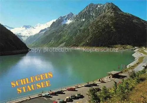 AK / Ansichtskarte  Schlegeis-Stausee Zillertal Tirol AT Panorama mit Breitstock Weisszint und Hochsteller