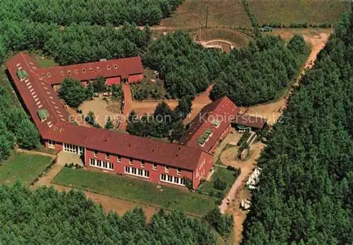 AK / Ansichtskarte  Handeloh Jugendherberge Inzmuehlen Fliegeraufnahme