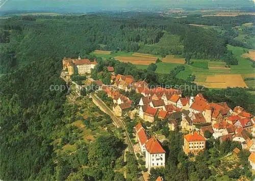 AK / Ansichtskarte  Langenburg Wuerttemberg Schloss Fliegeraufnahme