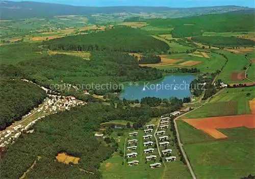 AK / Ansichtskarte  Gedern im Naturpark Hoher Vogelsberg mit Gederner See Fliegeraufnahme