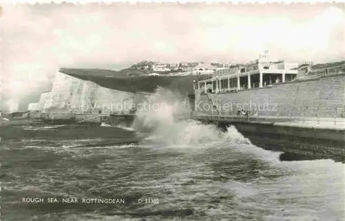 AK / Ansichtskarte  Rottingdean Coastal UK Rough See