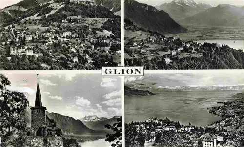 AK / Ansichtskarte Glion__VD Panorama Teilansichten 