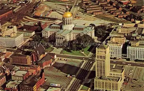 AK / Ansichtskarte  Atlanta Georgia Gold domed state capitol building Fliegeraufnahme