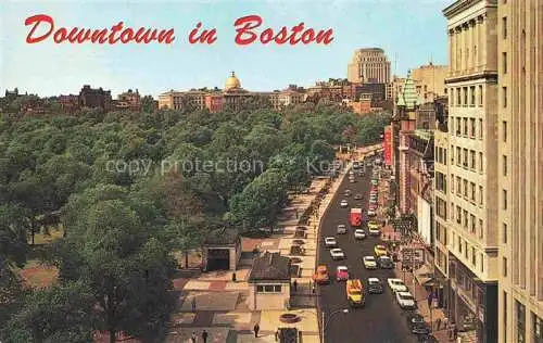 AK / Ansichtskarte  BOSTON  Massachusetts USA A general view of Tremont Street