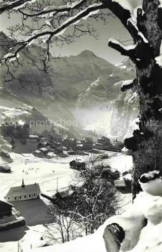 AK / Ansichtskarte Wengen__BE mit Breithorn 