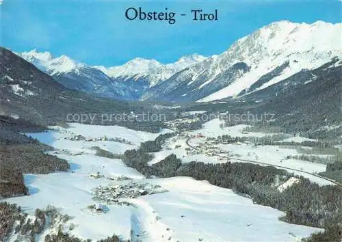 AK / Ansichtskarte  Obsteig Tirol AT Fliegeraufnahme