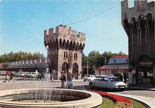 AK / Ansichtskarte AVIGNON_84_Vaucluse Porte de la Republique et les Remparts 