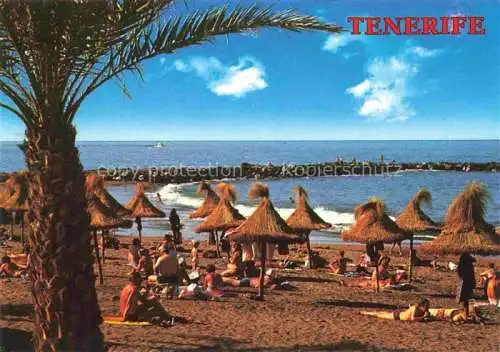 AK / Ansichtskarte  Playa de las Americas Arona Tenerife Islas Canarias ES Strandpartie