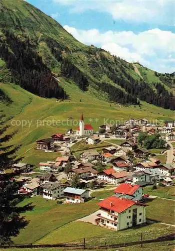 AK / Ansichtskarte  Berwang Tirol AT Panorama mit Hoenig