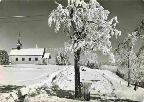 AK / Ansichtskarte Rigi_Scheidegg_1662m_SZ Berg Gasthaus Rigi Scheidegg 