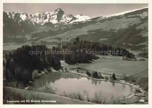 AK / Ansichtskarte Canovasee_Paspels_Hinterrhein_GR mit Piz Beverin Domleschg 