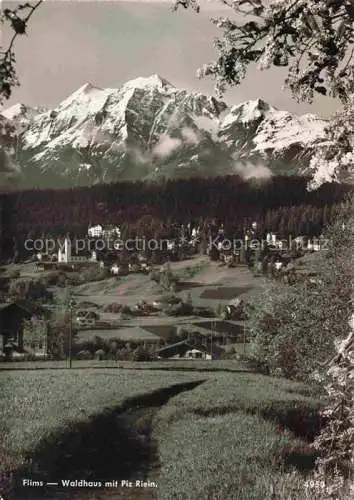 AK / Ansichtskarte Waldhaus_Flims_GR mit Piz Riein