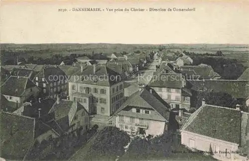 AK / Ansichtskarte DANNEMARIE__Dammerkirch_Alsace_68_Haut Rhin Vue prise du clocher Direction de Gomersdorff 