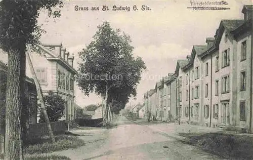 AK / Ansichtskarte St_Ludwig_Elsass_Saint Louis_Alsace_68 Neudorferstrasse 