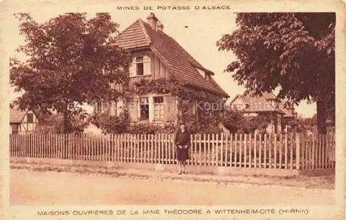 AK / Ansichtskarte Wittenheim_Mulhouse_68_Haut Rhin Maisons ouvrieres de la Mine Theodore Mines de Potasse d Alsace 