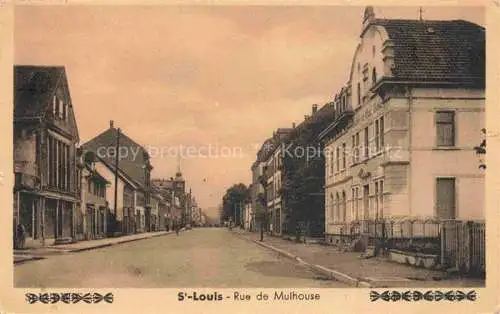 AK / Ansichtskarte Saint Louis__Alsace_68_St_Ludwig_Elsass Rue de Mulhouse 