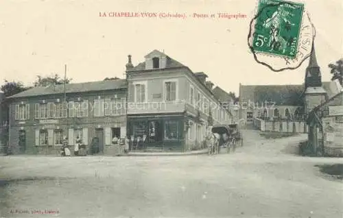 AK / Ansichtskarte La_Chapelle Yvon_Lisieux_14_Calvados Postes et Telegraphes 