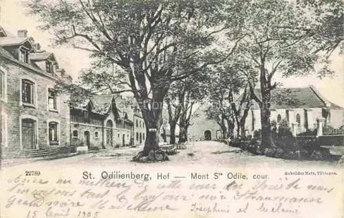 AK / Ansichtskarte St_Odilienberg_Mont Ste Odile_67_Bas Rhin Hof Cour 