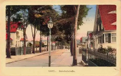 AK / Ansichtskarte  Varel Jadebusen Friesland Bahnhofstrasse