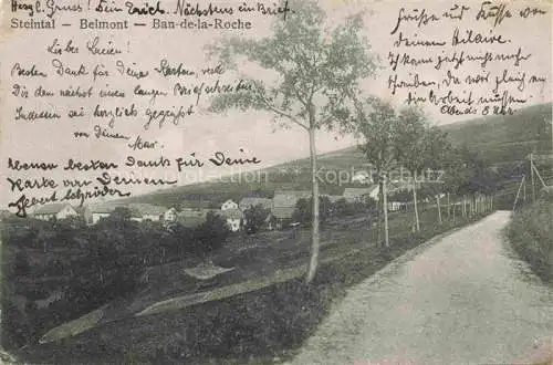 AK / Ansichtskarte Steintal_Belmont_Ban de la Roche_67_Bas Rhin Landstrasse Panorama 