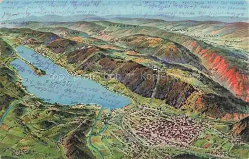 AK / Ansichtskarte Bielersee_Lac_de_Bienne_BE und Umgebung aus der Vogelperspektive