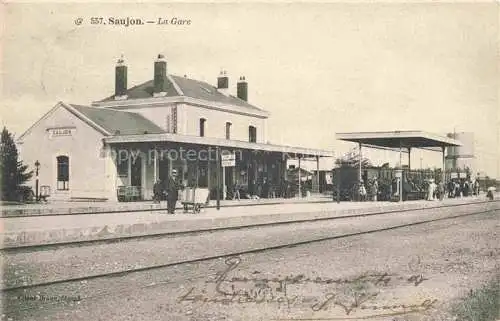 AK / Ansichtskarte Saujon_Saintes_17_Charente Maritime La gare Bahnhof 