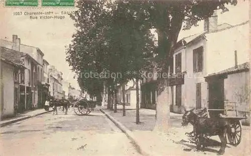 AK / Ansichtskarte Saujon_Saintes_17_Charente Maritime Rue Victor Hugo 