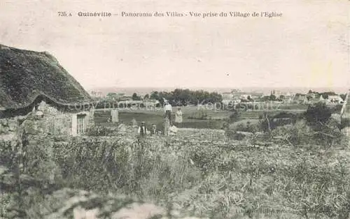 AK / Ansichtskarte Quineville_Cherbourg_50_Manche Panorama des villas vue prise du village de l eglise 