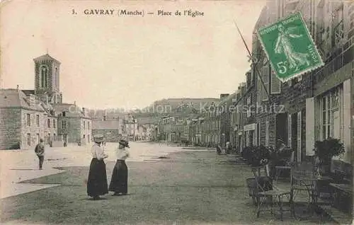 AK / Ansichtskarte Gavray_Coutances_50_Manche Place de l Eglise 