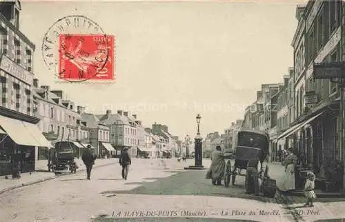 AK / Ansichtskarte La_Haye du Puits_Coutances_50_Manche Place du Marche 