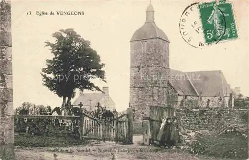 AK / Ansichtskarte Vengeons_Avranches_50_Manche Eglise Kirche 