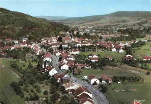 AK / Ansichtskarte Plainfaing_Saint Die_88_Vosges Route du Col vue aerienne 