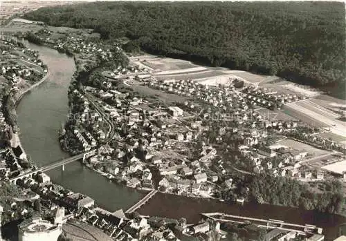 AK / Ansichtskarte Feuerthalen_Andelfingen_ZH Fliegeraufnahme 