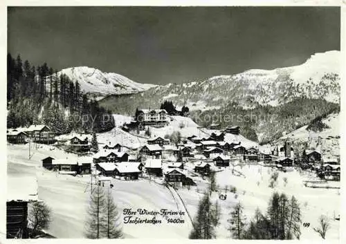 AK / Ansichtskarte Tschiertschen_GR Winterpanorama 