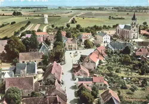 AK / Ansichtskarte Beire le Chatel Centre du Bourg vue aerienne Beire le Chatel