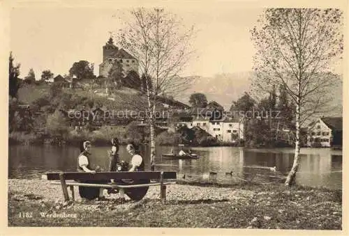 AK / Ansichtskarte Werdenberg_SG Seepanorama Schloss 