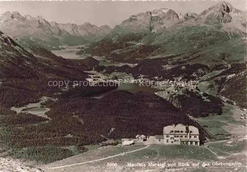 AK / Ansichtskarte Muottas_Muraigl_Muottas_Murail_2453m_GR mit Blick auf das Oberengadin 