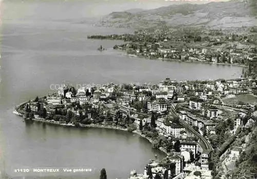 AK / Ansichtskarte MONTREUX__VD Vue generale aerienne 