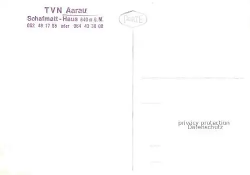 AK / Ansichtskarte AARAU_AG TVN Aarau Schafmatt Haus Aarau_AG
