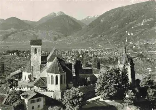 AK / Ansichtskarte  Schoenna Scena Meran IT Panorama Schloss Kirche