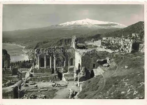 AK / Ansichtskarte  Taormina Sicilia IT Teatro Greco